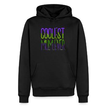 home christmas elf bday one family one team - Männer Premium Bio Hoodie - Schwarz - Vorne - Nico (187cm)