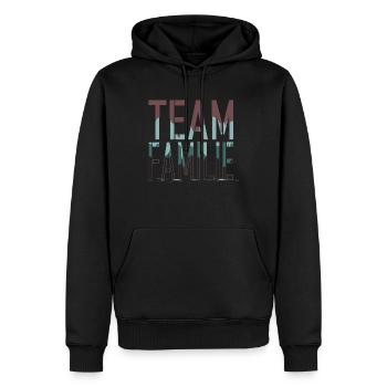 birthday present idea animal fun cool - Männer Premium Bio Hoodie - Schwarz - Vorne - Nico (187cm)