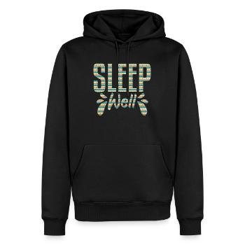 Sleep Well Dream Catcher Artwork - Männer Premium Bio Hoodie - Schwarz - Vorne - Nico (187cm)