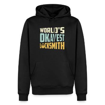 World's Okayest Locksmith Lockpicker Pick Locks - Männer Premium Bio Hoodie - Schwarz - Vorne - Nico (187cm)