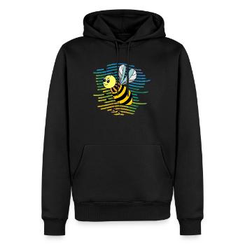 Insekt - Männer Premium Bio Hoodie - Schwarz - Vorne - Nico (187cm)