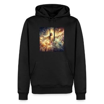 Image 38 - Sweat à capuche Premium bio Homme - noir - Devant - Nico (187cm)