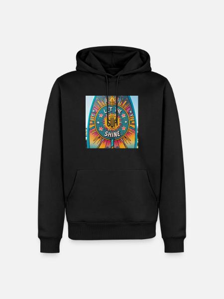 SUP - Männer Premium Bio Hoodie - Schwarz