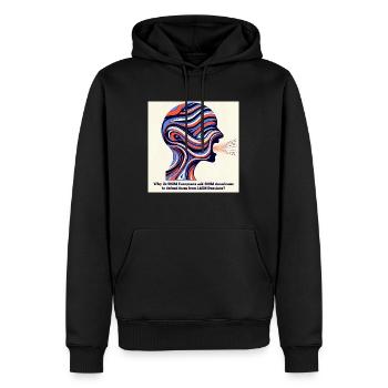 500 Millionen Europäer sind mehr als 140 Millionen Russen - Männer Premium Bio Hoodie - Schwarz - Vorne - Nico (187cm)