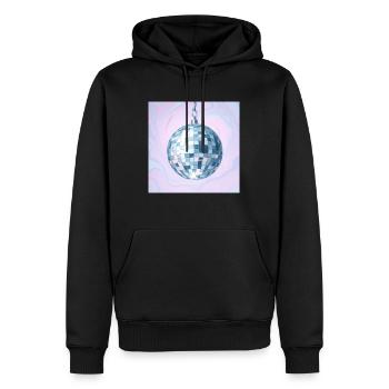 Disco ball - Men’s Premium Organic Hoodie - black - Front - Nico (187cm)