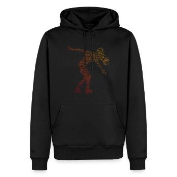 Roller Skating Roller Skates Roller Skating - Männer Premium Bio Hoodie - Schwarz - Vorne - Nico (187cm)