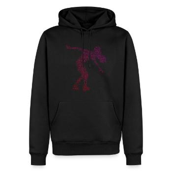 Roller Skating Damen Herren Skate Roller Skating - Männer Premium Bio Hoodie - Schwarz - Vorne - Nico (187cm)