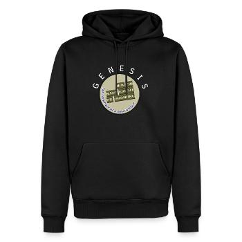 Nur ein Narr bricht die Ordnung 1 - Männer Premium Bio Hoodie - Schwarz - Vorne - Nico (187cm)