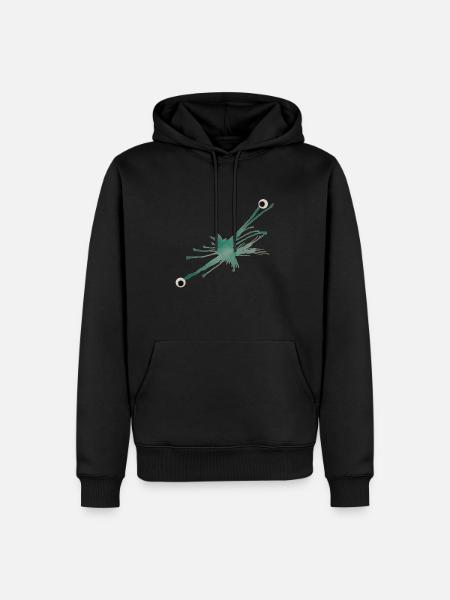 MonstRumms Nr. 5 - Männer Premium Bio Hoodie - Schwarz