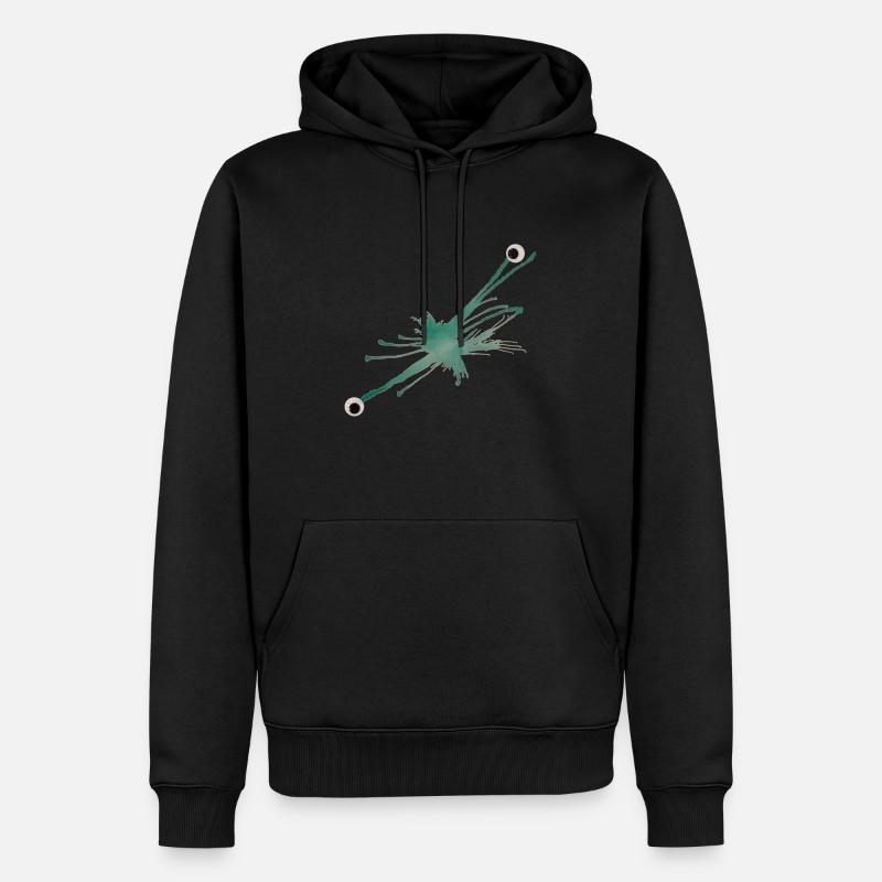 MonstRumms Nr. 5 - Männer Premium Bio Hoodie - Schwarz