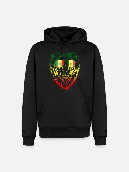 Senegal - Men’s Premium Organic Hoodie - black