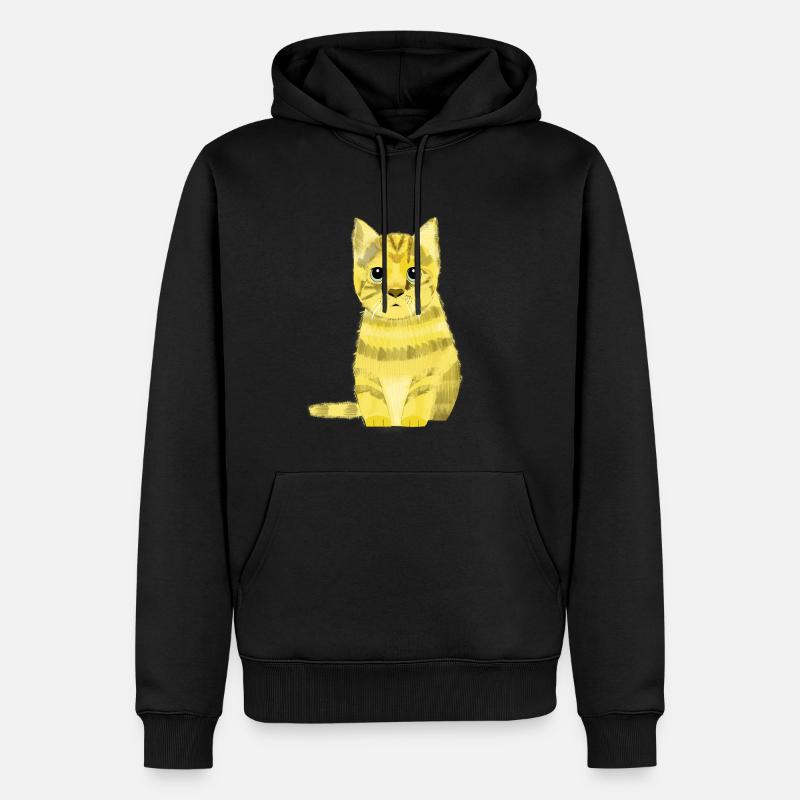 Chat fortune - Sweat à capuche Premium bio Homme - noir