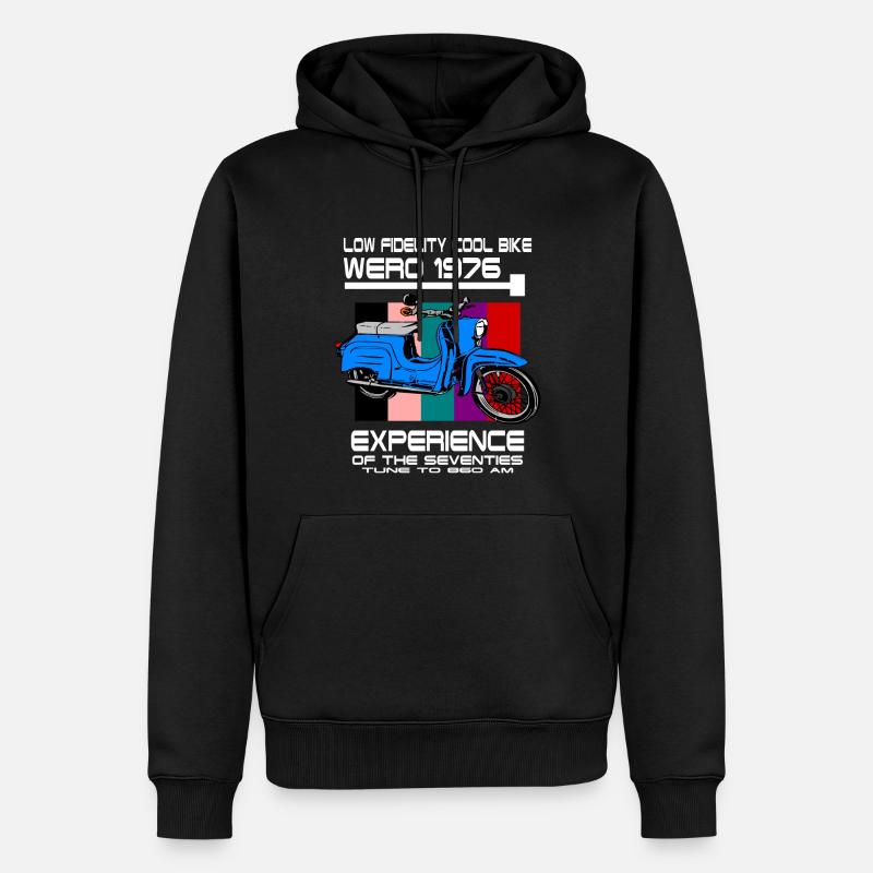 Hirondelle simson KR 51 - Sweat à capuche Premium bio Homme - noir