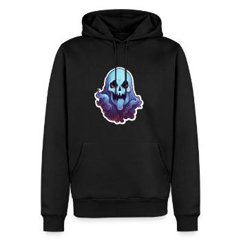 Halloween Ghost - Men’s Premium Organic Hoodie - black - Front - Nico (187cm)