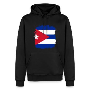 Kuba Flagge Karibik Urlaub Cuba Reise Havanna - Männer Premium Bio Hoodie - Schwarz - Vorne - Nico (187cm)