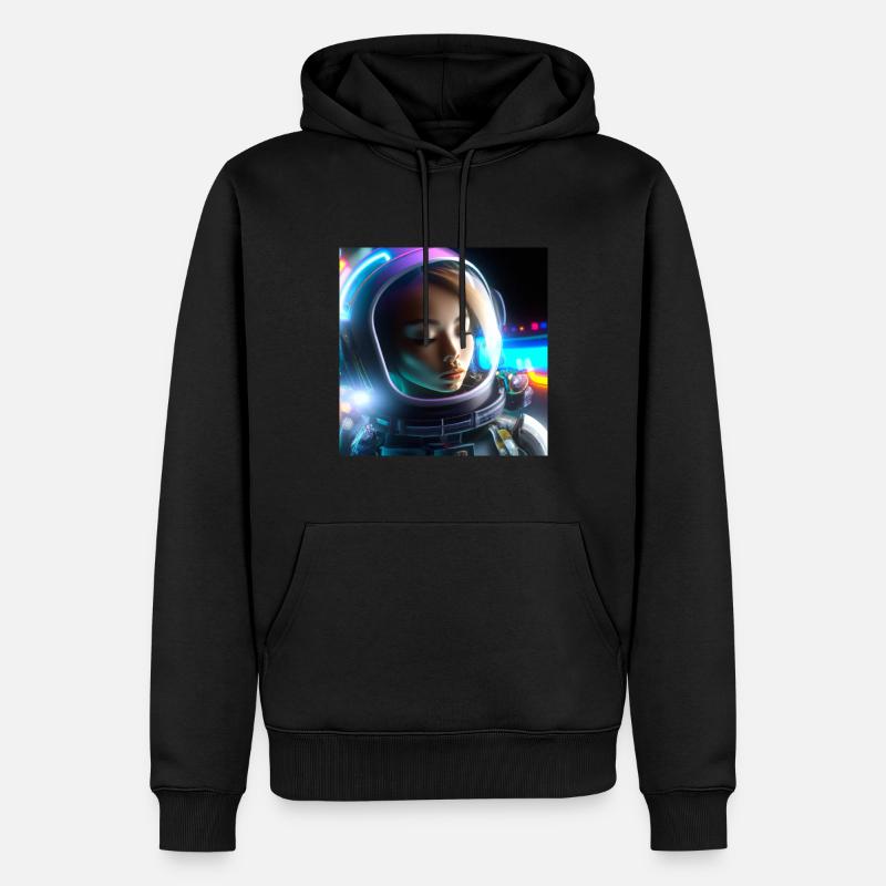 L’astronaute par Death Beetle - Sweat à capuche Premium bio Homme - noir
