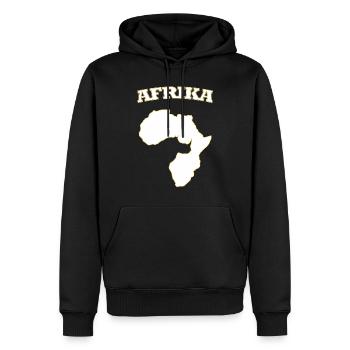 Afrika Africa - Männer Premium Bio Hoodie - Schwarz - Vorne - Nico (187cm)