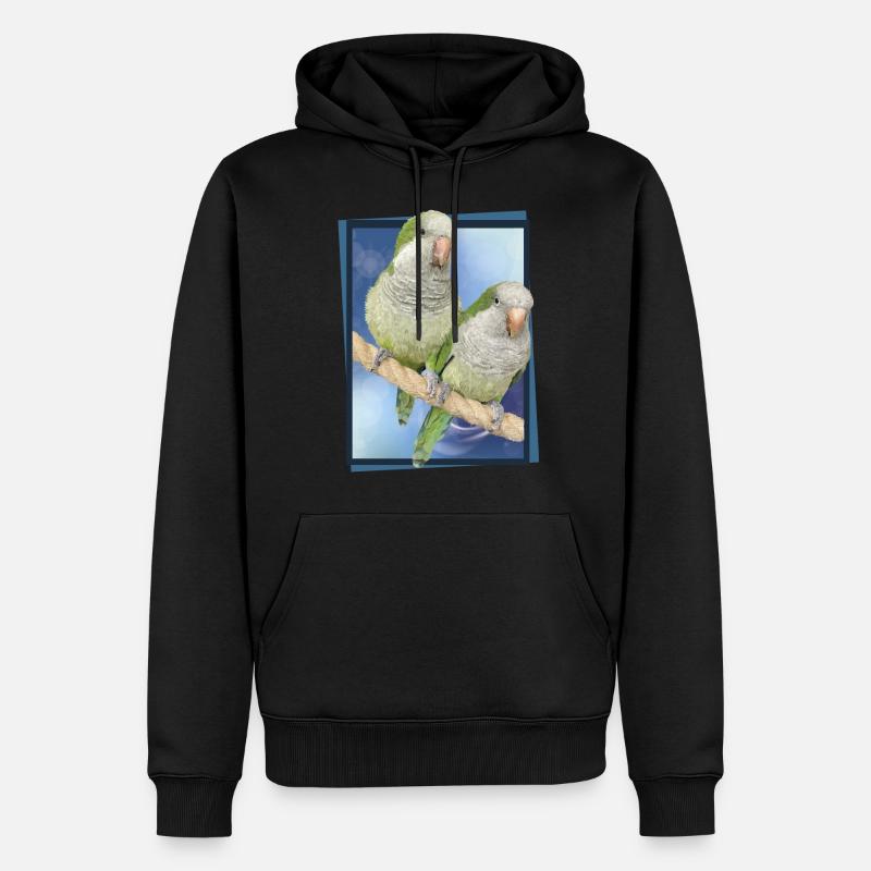 Perruche d’Argentine - Sweat à capuche Premium bio Homme - noir