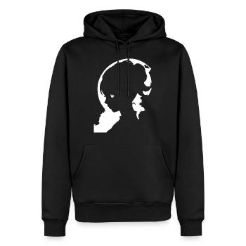 Batcave Girl Dark Fairytale Goth Occult Women Got - Sweat à capuche Premium bio Homme - noir - Devant - Nico (187cm)