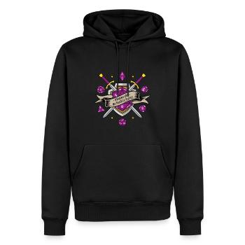 Dragons Are My Favorite People - Sweat à capuche Premium bio Homme - noir - Devant - Nico (187cm)