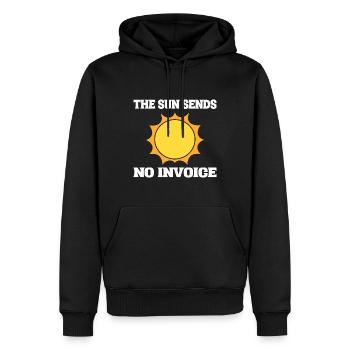 Solarenergie Energie Elektroingenieur - Männer Premium Bio Hoodie - Schwarz - Vorne - Nico (187cm)