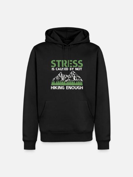 Mountaineering - Men’s Premium Organic Hoodie - black