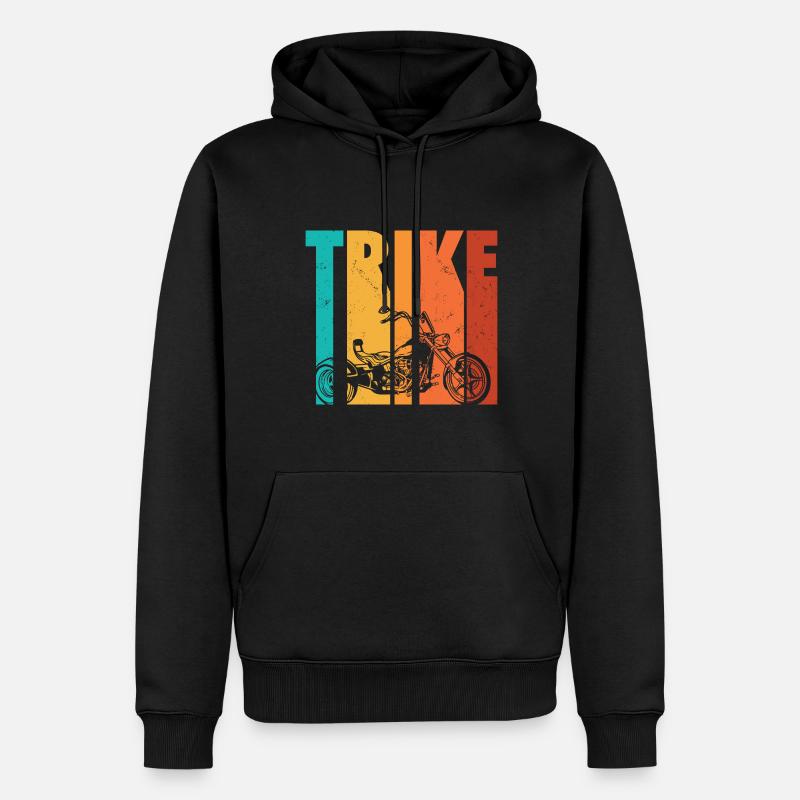 Cadeaux pour trikers - Sweat à capuche Premium bio Homme - noir