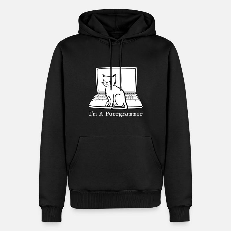 Programmierer Coder Software Entwickler - Männer Premium Bio Hoodie - Schwarz