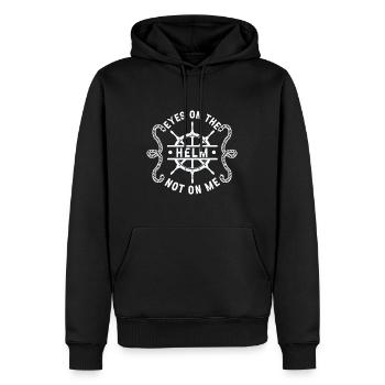 Seglen Segelboot Segler - Männer Premium Bio Hoodie - Schwarz - Vorne - Nico (187cm)