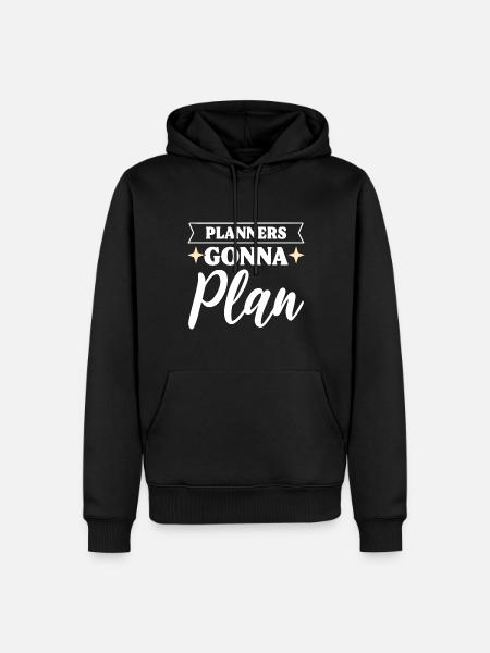 Lustiger Veranstaltungsmanager - Männer Premium Bio Hoodie - Schwarz