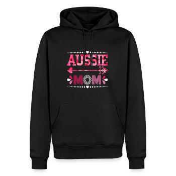 Aussie Mom Mothers Day Best Mama In The World - Men’s Premium Organic Hoodie - black - Front - Nico (187cm)