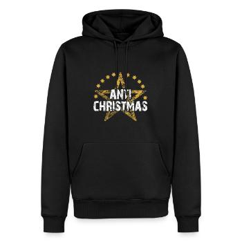 Anti Christmas Ugly Christmas Design - Männer Premium Bio Hoodie - Schwarz - Vorne - Nico (187cm)