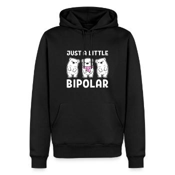 Wildtiertier Zoologe - Männer Premium Bio Hoodie - Schwarz - Vorne - Nico (187cm)
