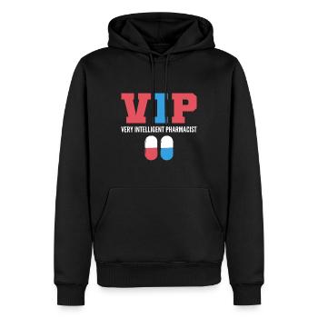 Lustiger Apotheker Pharmazeutischer Chemiker - Männer Premium Bio Hoodie - Schwarz - Vorne - Nico (187cm)