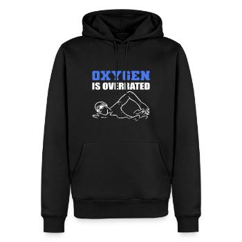 Lustiges Schwimmen Rettungsschwimmer - Männer Premium Bio Hoodie - Schwarz - Vorne - Nico (187cm)