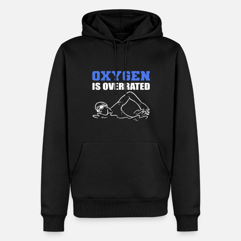 Drôle de sauveteur nageur - Sweat à capuche Premium bio Homme - noir