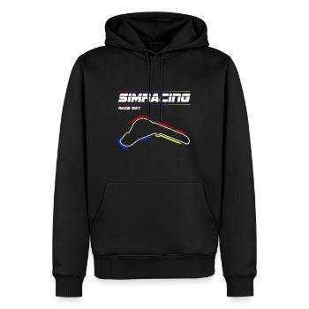 Simracing Circuit Monza Raceday - Men’s Premium Organic Hoodie - black - Front - Nico (187cm)