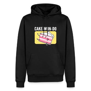 Lustiger Taekwondo Taekwondo Athlet - Männer Premium Bio Hoodie - Schwarz - Vorne - Nico (187cm)