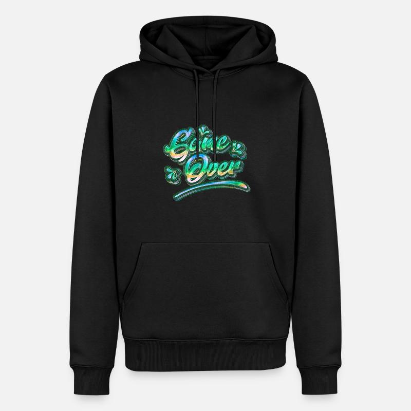 Game Over Graffiti - Sweat à capuche Premium bio Homme - noir