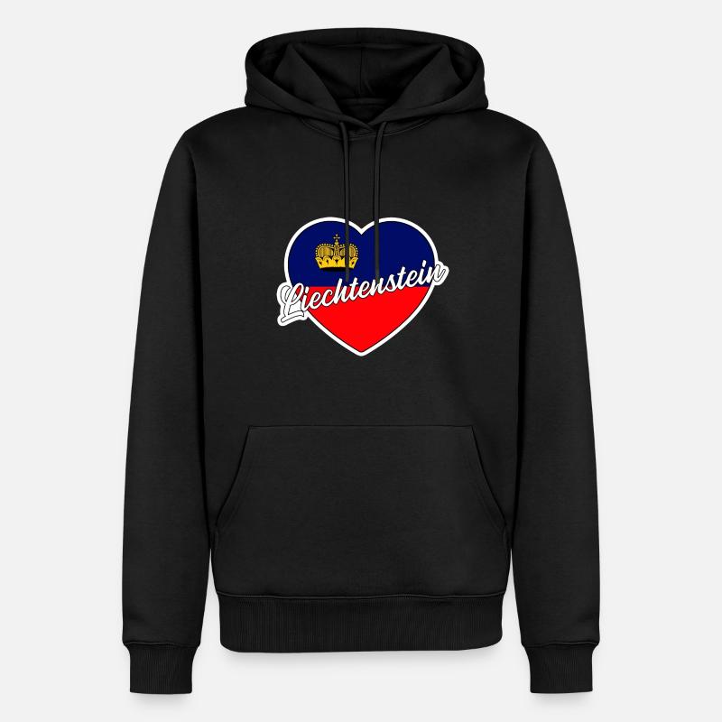 Liechtenstein - Sweat à capuche Premium bio Homme - noir