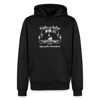 Appenzeller Sennenhund - Männer Premium Bio Hoodie - Schwarz - Vorne - Nico (187cm)
