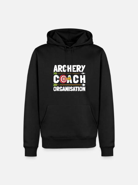 Archer Archery Arrow Archery Archery - Men’s Premium Organic Hoodie - black