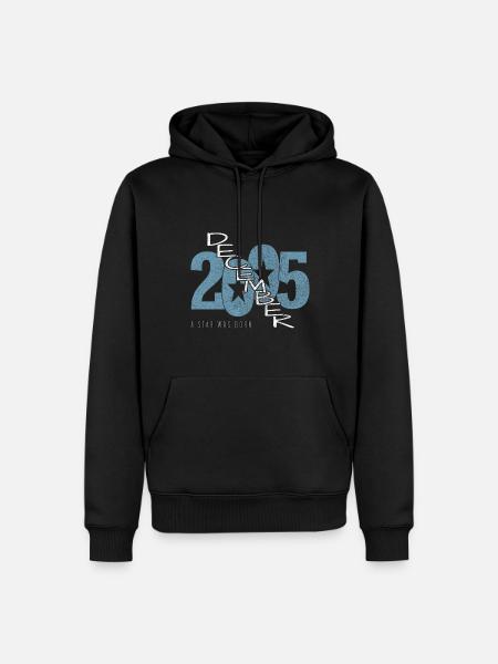 Décembre 2005 - Sweat à capuche Premium bio Homme - noir