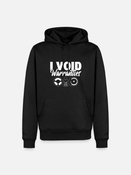 I Void Warranties Handwerker - Männer Premium Bio Hoodie - Schwarz