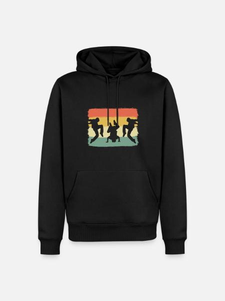 Street Dance Straßentänzer - Männer Premium Bio Hoodie - Schwarz