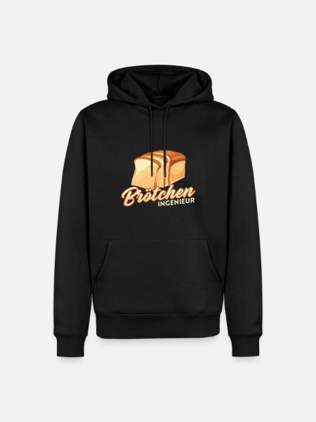 Bäcker Backen Konditor - Männer Premium Bio Hoodie - Schwarz