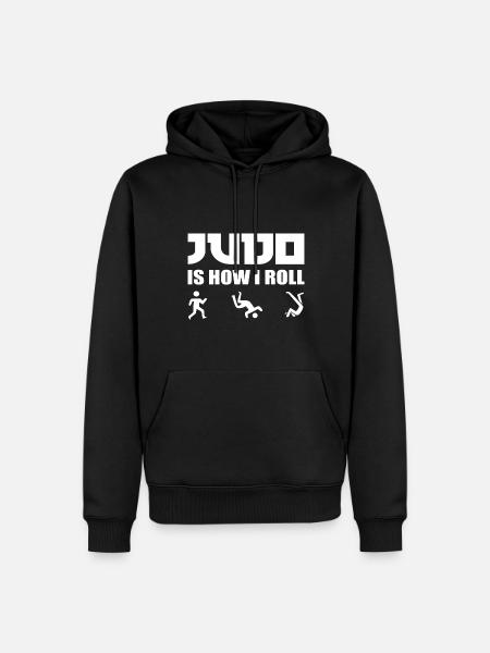 Judo-Kampfkunst Judoka - Männer Premium Bio Hoodie - Schwarz