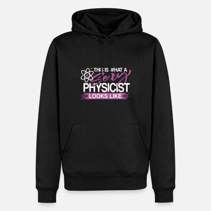 Physiker - Männer Premium Bio Hoodie - Schwarz
