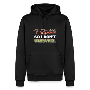 Lustiges Nähen Näherin - Männer Premium Bio Hoodie - Schwarz - Vorne - Nico (187cm)