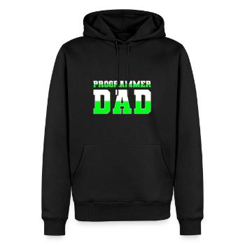 Programmierer Coder Software Entwickler - Männer Premium Bio Hoodie - Schwarz - Vorne - Nico (187cm)